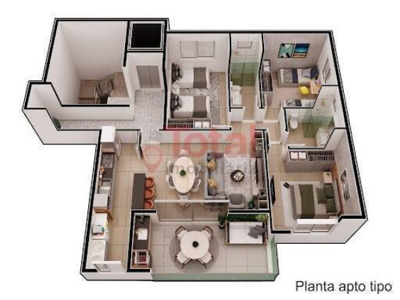 Imagem Apartamento com 3 Quartos à Venda, em Bom Retiro - Ipatinga Imagem Apartamento com 3 Quartos à Venda, em Bom Retiro - Ipatinga