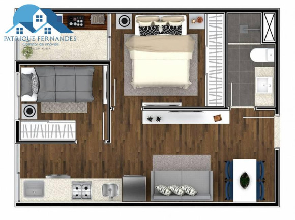 Imagem Apartamento com 2 Quartos à Venda, 35 m² em Vila Re - São Paulo