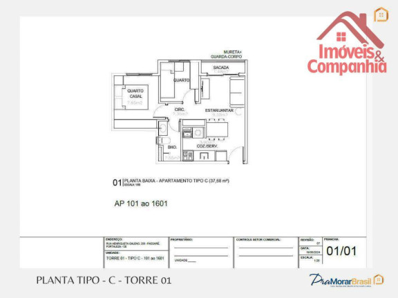 Imagem Apartamento com 2 Quartos à Venda, 37 m² em Aldeota - Fortaleza Imagem Apartamento com 2 Quartos à Venda, 37 m² em Aldeota - Fortaleza