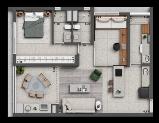 Imagem Studio com 1 Quarto à Venda, 23 m² em Pinheiros - São Paulo