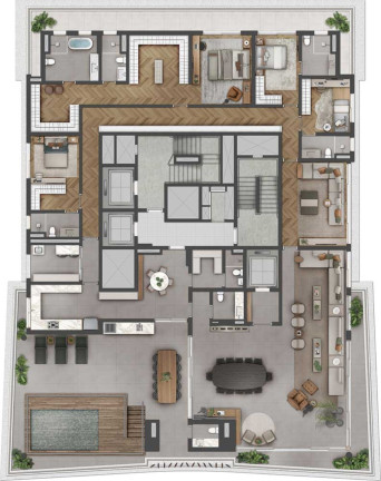 Imagem Imóvel com 4 Quartos à Venda, 261 m² em Brooklin Paulista - São Paulo Imagem Imóvel com 4 Quartos à Venda, 261 m² em Brooklin Paulista - São Paulo