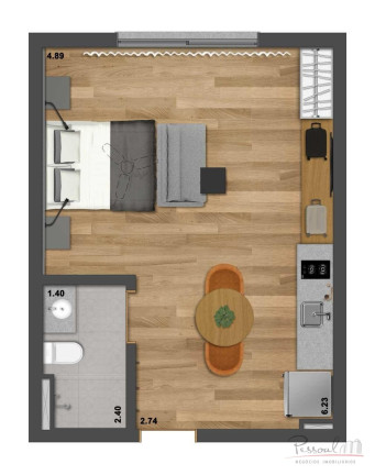 Imagem Apartamento com 1 Quarto à Venda, 60 m² em Saco Grande - Florianópolis