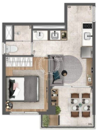 Imagem Apartamento com 1 Quarto à Venda, 33 m² em Vila Mariana - São Paulo Imagem Apartamento com 1 Quarto à Venda, 33 m² em Vila Mariana - São Paulo