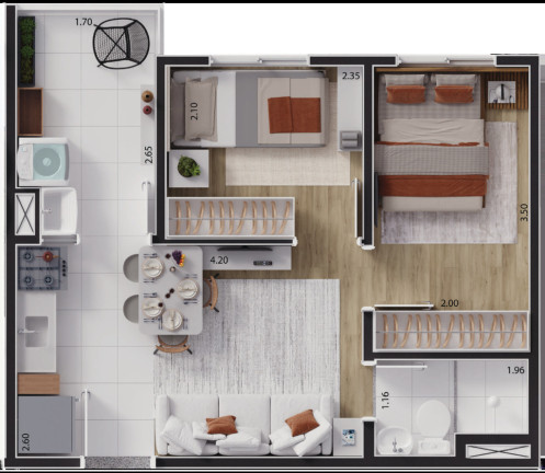 Imagem Imóvel com 2 Quartos à Venda, 33 m² em Jardim São Paulo(zona Leste) - São Paulo Imagem Imóvel com 2 Quartos à Venda, 33 m² em Jardim São Paulo(zona Leste) - São Paulo