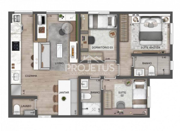 Imagem Apartamento com 3 Quartos à Venda, 35 m² em Instituto De Previdência - São Paulo Imagem Apartamento com 3 Quartos à Venda, 35 m² em Instituto De Previdência - São Paulo