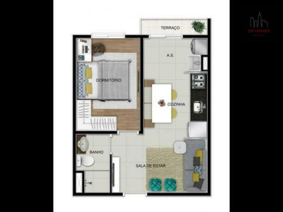 Imagem Apartamento com 2 Quartos à Venda, 38 m² em Sacomã - São Paulo
