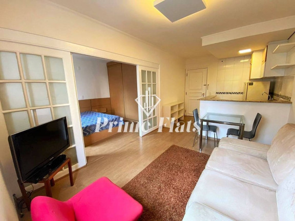 Imagem Apartamento com 1 Quarto para Alugar, 40 m² em Itaim Bibi - São Paulo Imagem Apartamento com 1 Quarto para Alugar, 40 m² em Itaim Bibi - São Paulo