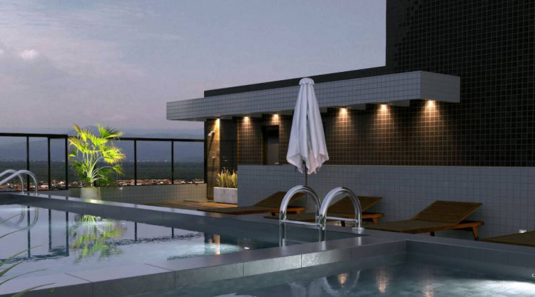 Imagem Apartamento com 2 Quartos à Venda, 75 m² em Guilhermina - Praia Grande