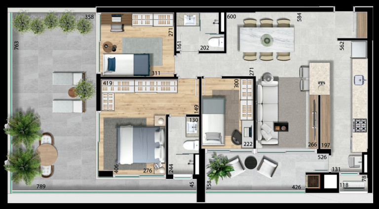 Imagem Cobertura com 3 Quartos à Venda, 133 m² em Bacacheri - Curitiba Imagem Cobertura com 3 Quartos à Venda, 133 m² em Bacacheri - Curitiba