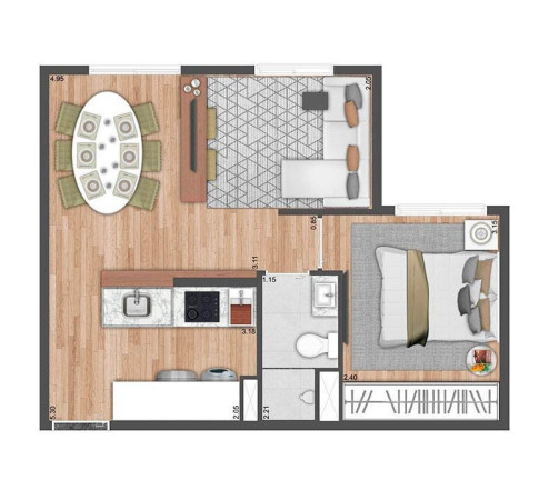 Imagem Apartamento com 2 Quartos à Venda, 34 m² em Vila Santa Catarina - São Paulo Imagem Apartamento com 2 Quartos à Venda, 34 m² em Vila Santa Catarina - São Paulo