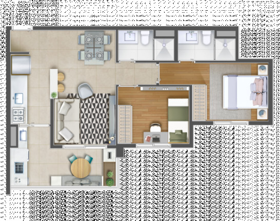 Imagem Apartamento com 2 Quartos à Venda, 60 m² em Butantã - São Paulo Imagem Apartamento com 2 Quartos à Venda, 60 m² em Butantã - São Paulo