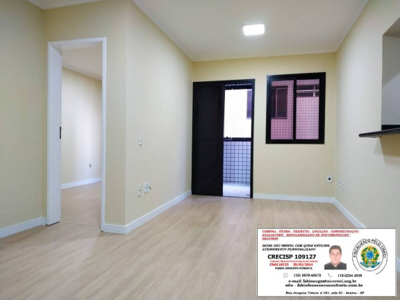 Imagem Apartamento com 1 Quarto à Venda, 52 m² em Itararé - São Vicente Imagem Apartamento com 1 Quarto à Venda, 52 m² em Itararé - São Vicente