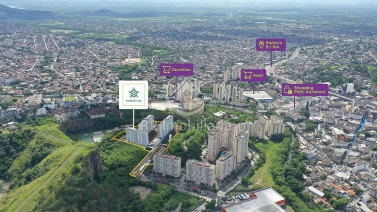 Imagem Apartamento com 2 Quartos à Venda, 46 m² em Alcantara - São Gonçalo Imagem Apartamento com 2 Quartos à Venda, 46 m² em Alcantara - São Gonçalo