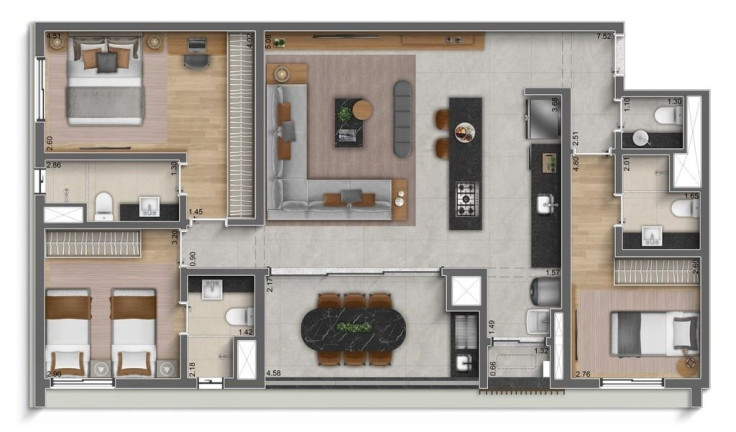 Imagem Apartamento com 3 Quartos à Venda, 248 m² em Perdizes - São Paulo Imagem Apartamento com 3 Quartos à Venda, 248 m² em Perdizes - São Paulo