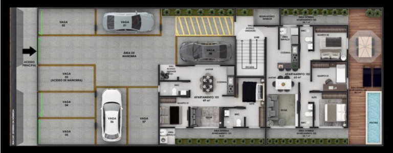 Imagem Apartamento com 3 Quartos à Venda, 65 m² em Jardim São Paulo - João Pessoa Imagem Apartamento com 3 Quartos à Venda, 65 m² em Jardim São Paulo - João Pessoa