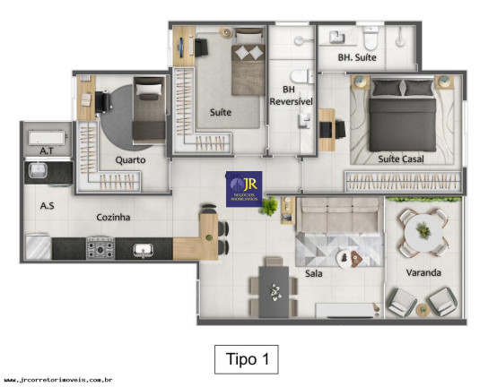 Imagem Imóvel com 2 Quartos à Venda, 66 m² em Praia Da Costa - Vila Velha