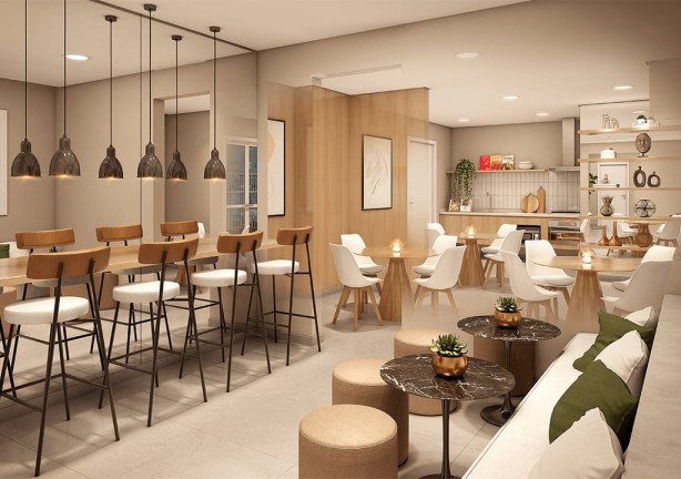 Imagem Apartamento com 2 Quartos à Venda, 55 m² em Campestre - Santo André