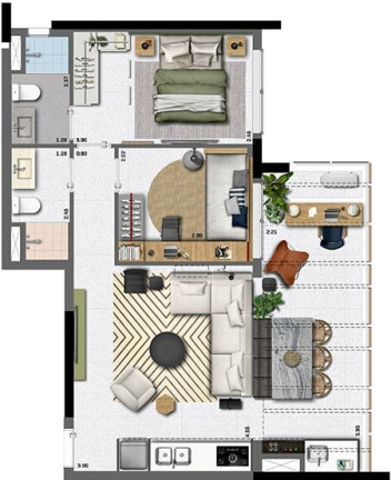 Imagem Apartamento com 1 Quarto à Venda, 98 m² em Pinheiros - São Paulo
