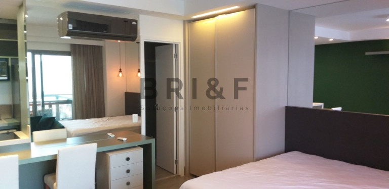 Imagem Apartamento com 1 Quarto para Alugar, 43 m² em Brooklin - São Paulo Imagem Apartamento com 1 Quarto para Alugar, 43 m² em Brooklin - São Paulo