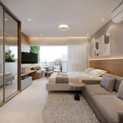 Imagem Flat com 1 Quarto à Venda, 26 m² em Praia De Itaparica - Vila Velha