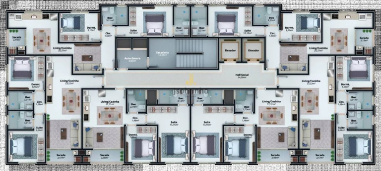 Imagem Apartamento com 2 Quartos à Venda, 55 m² em Morretes - Itapema Imagem Apartamento com 2 Quartos à Venda, 55 m² em Morretes - Itapema