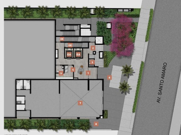 Imagem Studio com 1 Quarto à Venda, 27 m² em Santo Amaro - São Paulo