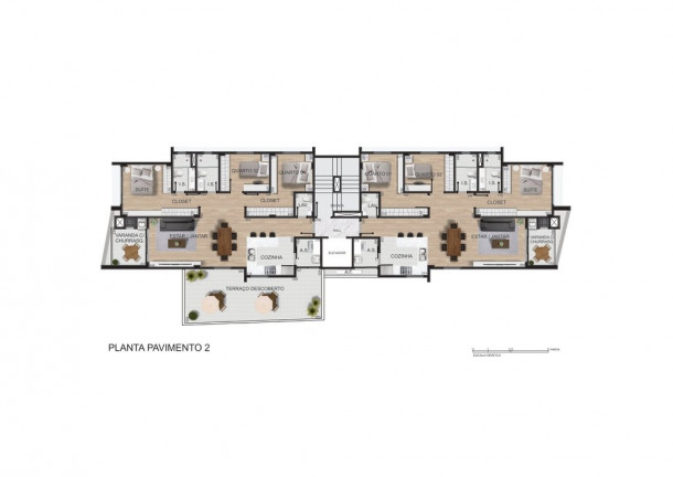 Imagem Cobertura com 3 Quartos à Venda, 178 m² em Boa Vista - Curitiba