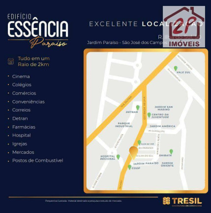 Imagem Apartamento com 2 Quartos à Venda, 60 m² em Jardim América - São José Dos Campos Imagem Apartamento com 2 Quartos à Venda, 60 m² em Jardim América - São José Dos Campos