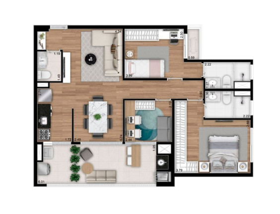 Imagem Studio com 1 Quarto à Venda, 22 m² em Perdizes - São Paulo