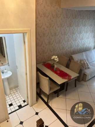 Imagem Flat com 2 Quartos para Alugar, 90 m² em Gonzaga - Santos Imagem Flat com 2 Quartos para Alugar, 90 m² em Gonzaga - Santos