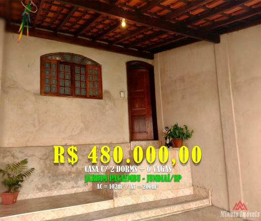 Imagem Casa com 2 Quartos à Venda, 102 m² em Jardim Pacaembu - Jundiaí Imagem Casa com 2 Quartos à Venda, 102 m² em Jardim Pacaembu - Jundiaí
