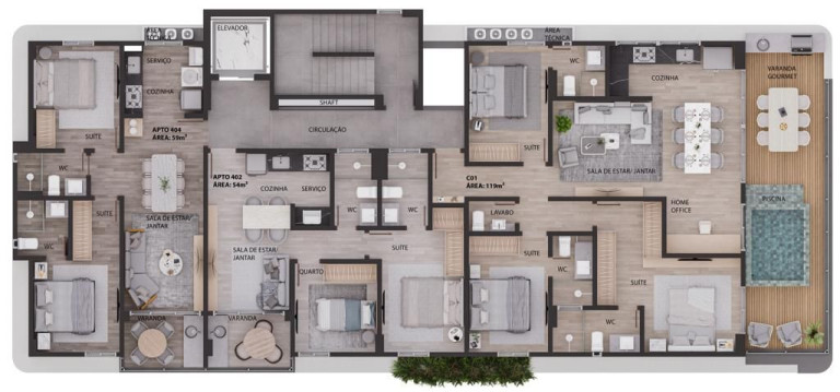 Imagem Apartamento com 2 Quartos à Venda, 59 m² em Intermares - Cabedelo Imagem Apartamento com 2 Quartos à Venda, 59 m² em Intermares - Cabedelo