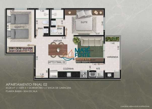 Imagem Apartamento com 1 Quarto à Venda, 44 m² em Silop - Ubatuba Imagem Apartamento com 1 Quarto à Venda, 44 m² em Silop - Ubatuba