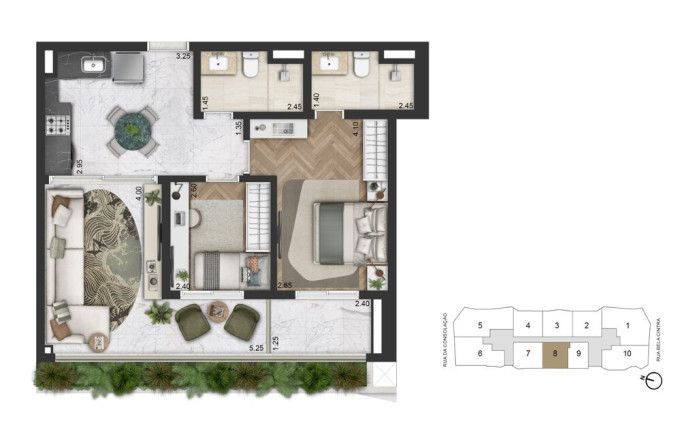 Imagem Apartamento com 2 Quartos à Venda, 83 m² em Consolação - São Paulo Imagem Apartamento com 2 Quartos à Venda, 83 m² em Consolação - São Paulo