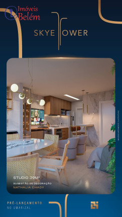 Imagem Apartamento com 1 Quarto à Venda, 39 m² em Umarizal - Belém Imagem Apartamento com 1 Quarto à Venda, 39 m² em Umarizal - Belém