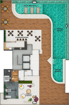 Imagem Apartamento com 2 Quartos à Venda, 77 m² em Canto Do Forte - Praia Grande