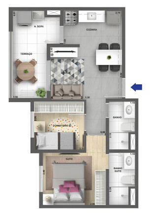 Imagem Apartamento com 2 Quartos à Venda, 42 m² em Campo Limpo - São Paulo Imagem Apartamento com 2 Quartos à Venda, 42 m² em Campo Limpo - São Paulo