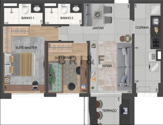 Imagem Apartamento com 2 Quartos à Venda, 67 m² em Santo Amaro - São Paulo Imagem Apartamento com 2 Quartos à Venda, 67 m² em Santo Amaro - São Paulo
