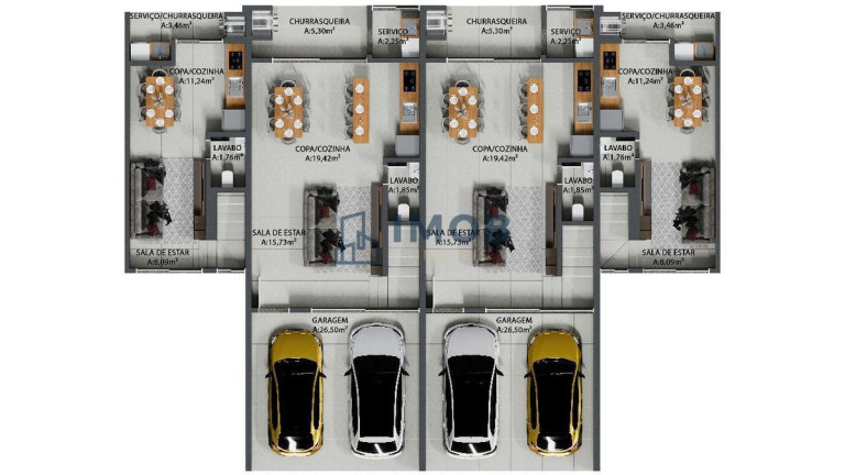 Imagem Casa com 3 Quartos à Venda, 71 m² em Amizade - Jaraguá Do Sul