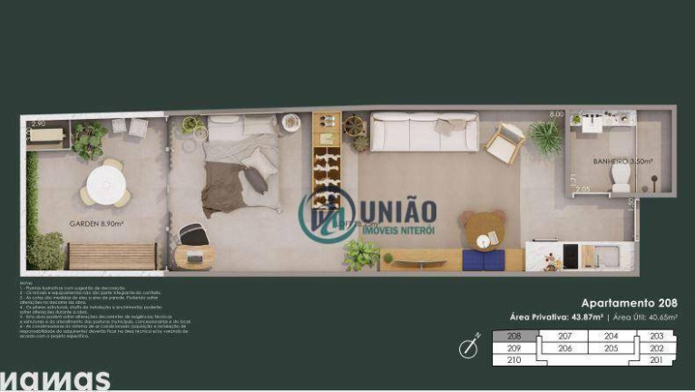 Imagem Apartamento com 1 Quarto à Venda, 35 m² em Ingá - Niterói Imagem Apartamento com 1 Quarto à Venda, 35 m² em Ingá - Niterói