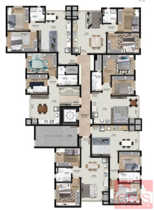 Imagem Apartamento com 2 Quartos à Venda, 52 m² em Progresso - Bento Gonçalves Imagem Apartamento com 2 Quartos à Venda, 52 m² em Progresso - Bento Gonçalves