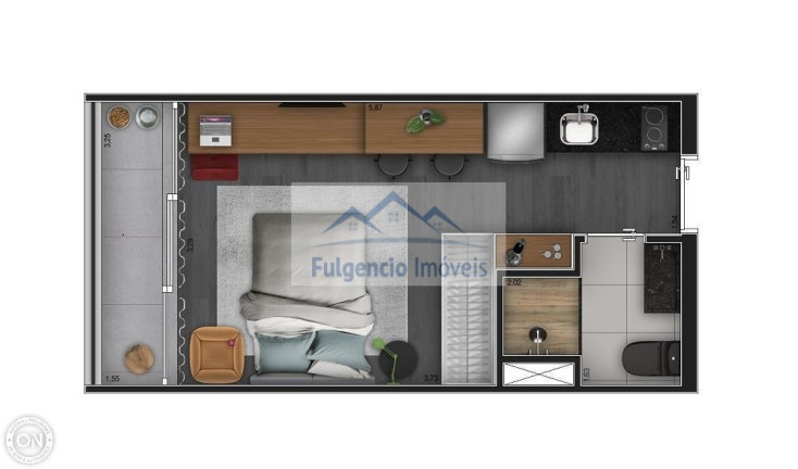 Imagem Imóvel com 1 Quarto à Venda, 30 m² em Moema - São Paulo