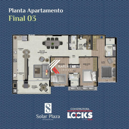 Imagem Apartamento com 3 Quartos à Venda, 116 m² em Capoeiras - Florianópolis Imagem Apartamento com 3 Quartos à Venda, 116 m² em Capoeiras - Florianópolis