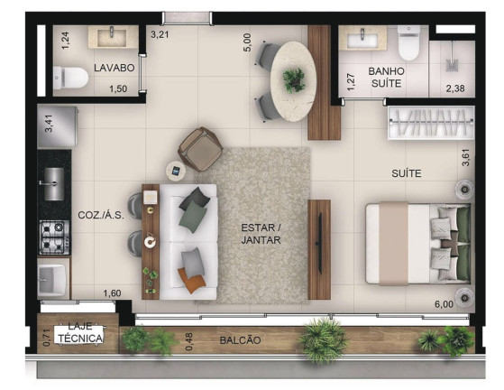 Imagem Apartamento com 1 Quarto à Venda, 83 m² em Setor Bueno - Goiânia Imagem Apartamento com 1 Quarto à Venda, 83 m² em Setor Bueno - Goiânia
