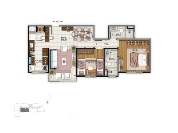 Imagem Apartamento com 2 Quartos à Venda, 75 m² em Nossa Senhora Das Dores - Santa Maria Imagem Apartamento com 2 Quartos à Venda, 75 m² em Nossa Senhora Das Dores - Santa Maria