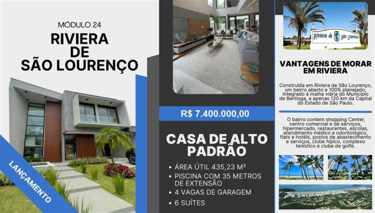 Imagem Casa com 6 Quartos à Venda, 350 m² em Riviera De São Loureço - Bertioga Imagem Casa com 6 Quartos à Venda, 350 m² em Riviera De São Loureço - Bertioga