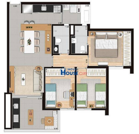 Imagem Apartamento com 3 Quartos à Venda, 75 m² em Perdizes - São Paulo Imagem Apartamento com 3 Quartos à Venda, 75 m² em Perdizes - São Paulo