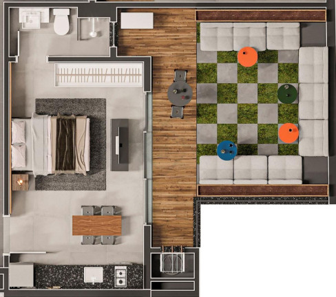 Imagem Apartamento com 3 Quartos à Venda, 76 m² Imagem Apartamento com 3 Quartos à Venda, 76 m²