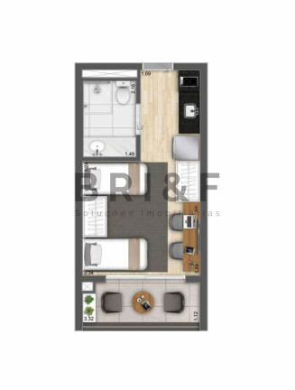 Imagem Apartamento com 1 Quarto à Venda, 26 m² em Santo Amaro - São Paulo Imagem Apartamento com 1 Quarto à Venda, 26 m² em Santo Amaro - São Paulo