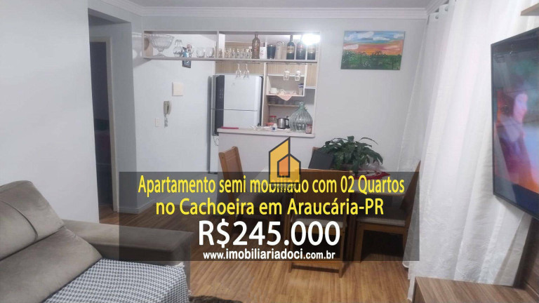 Apartamento com 2 Quartos à Venda, 43 m² em Cachoeira - Araucária